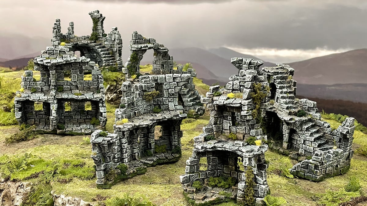 Painting grey ruins cover image