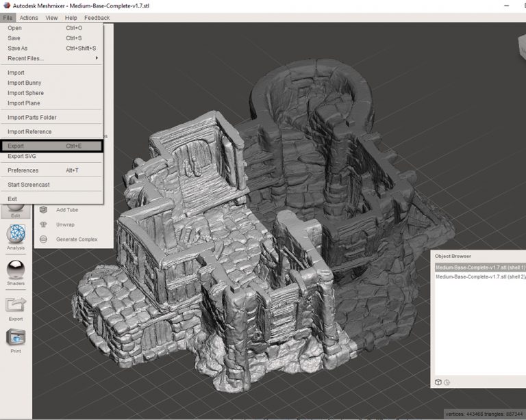 Printing STL Files - Printable Scenery