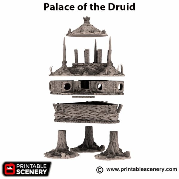 3d printed Palace of the Druid