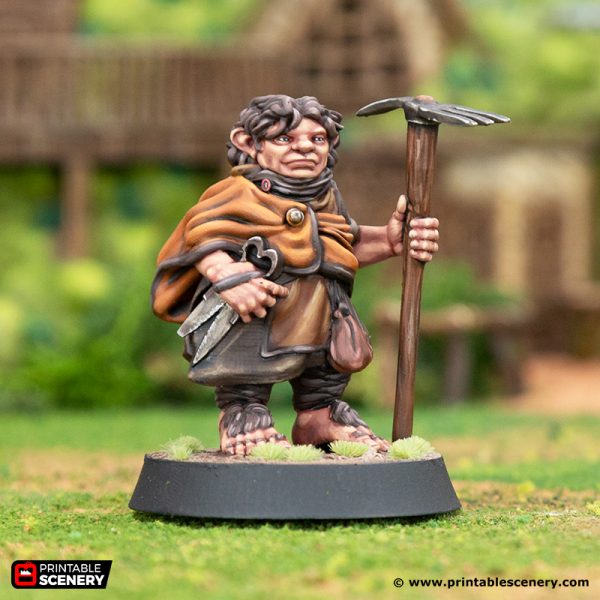 3D Printed Rise Of The Halflings Reign of Arcane Gardeners Guild Grommet Stickle-Marsh Age of Sigmar Dnd Dungeons and Dragons frostgrave mordheim tabletop games kings of war warhammer 9th age pathfinder rangers of shadowdeep