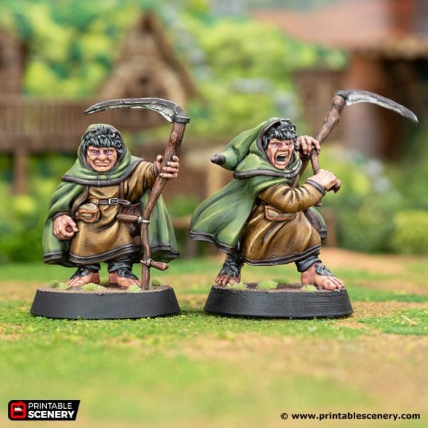 3D Printed Rise Of The Halflings Reign of Arcane Gardeners Guild Grover Stumpley Age of Sigmar Dnd Dungeons and Dragons frostgrave mordheim tabletop games kings of war warhammer 9th age pathfinder rangers of shadowdeep