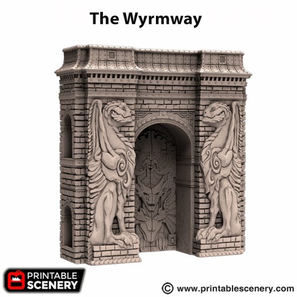 3d printed The Wyrmway for Warlocks and Halflings