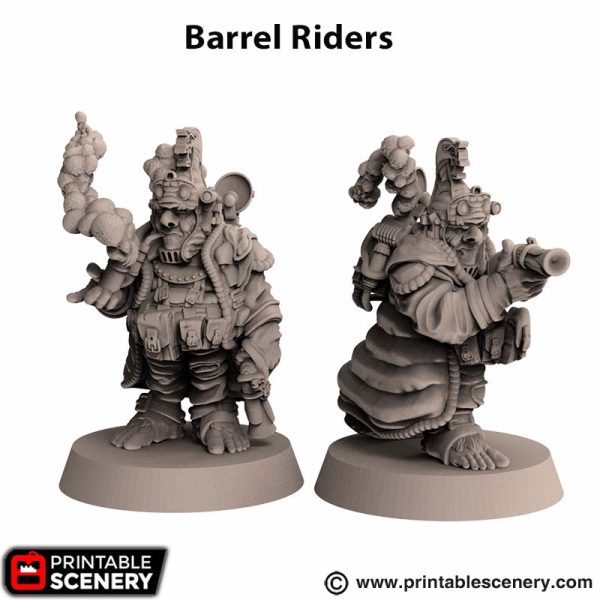 3D Printed Rise Of The Halflings Reign of Arcane Barrel Rider Captain Age of Sigmar Dnd Dungeons and Dragons frostgrave mordheim tabletop games kings of war warhammer 9th age pathfinder rangers of shadowdeep