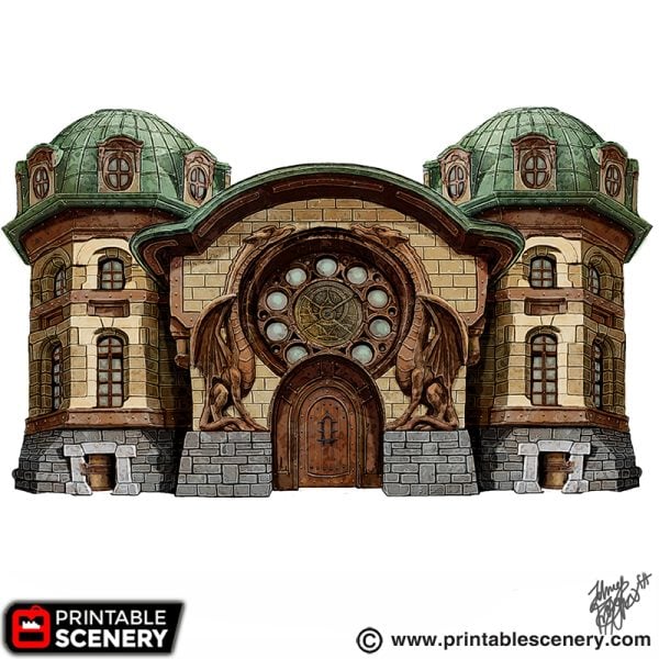 3D printed Halfling City Guildhall