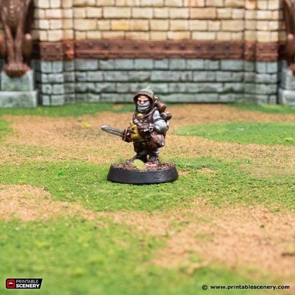 3D Printed Rise Of The Halflings Reign of Arcane Airship Crew Age of Sigmar Dnd Dungeons and Dragons frostgrave mordheim tabletop games kings of war warhammer 9th age pathfinder rangers of shadowdeep