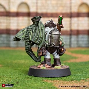 Dragon Handler - Printable Scenery