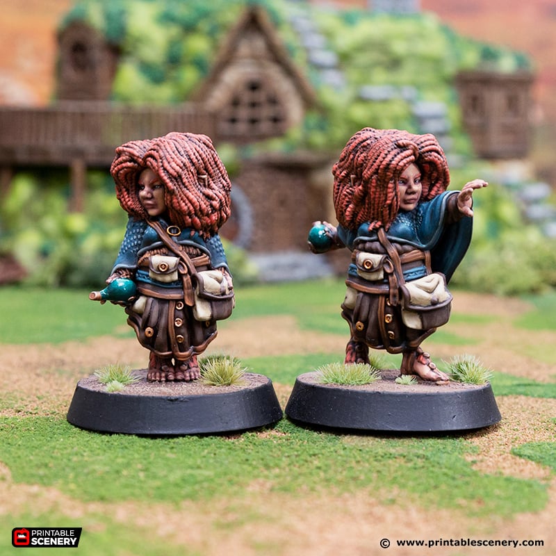 Rise of the Halflings: Dragon Goads and Halfling Blunderbuss - Printable  Scenery