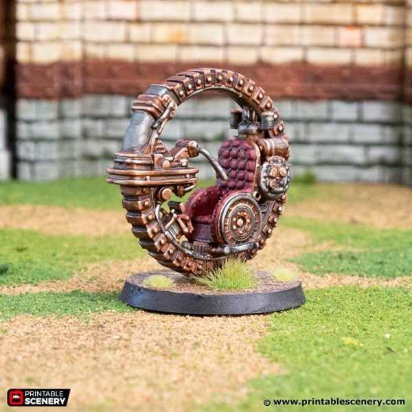 3D Printed Rise Of The Halflings Reign of Arcane Archanical Monowheel Age of Sigmar Dnd Dungeons and Dragons frostgrave mordheim tabletop games kings of war warhammer 9th age pathfinder rangers of shadowdeep
