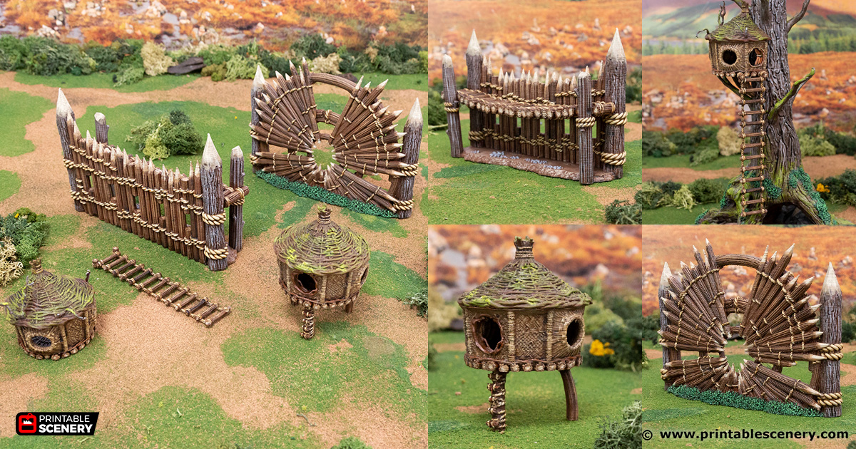 Halfling Defences Printable Scenery halfling-defences-printable-scenery
