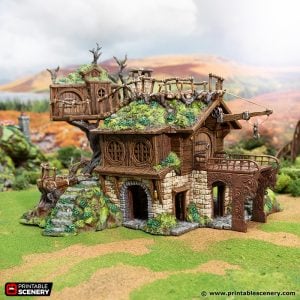 3D Printed Rise Of The Halflings Reign of Arcane Master Builders Workshop Age of Sigmar Dnd Dungeons and Dragons frostgrave mordheim tabletop games kings of war warhammer 9th age pathfinder rangers of shadowdeep