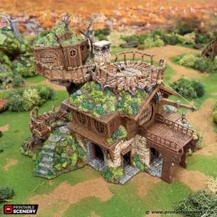 3D Printed Rise Of The Halflings Reign of Arcane Master Builders Workshop Age of Sigmar Dnd Dungeons and Dragons frostgrave mordheim tabletop games kings of war warhammer 9th age pathfinder rangers of shadowdeep