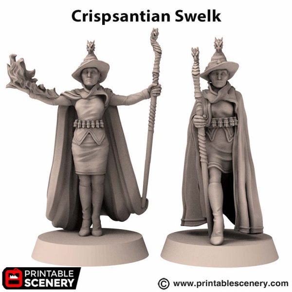 Crispsantian Swelk Female Warlock STL