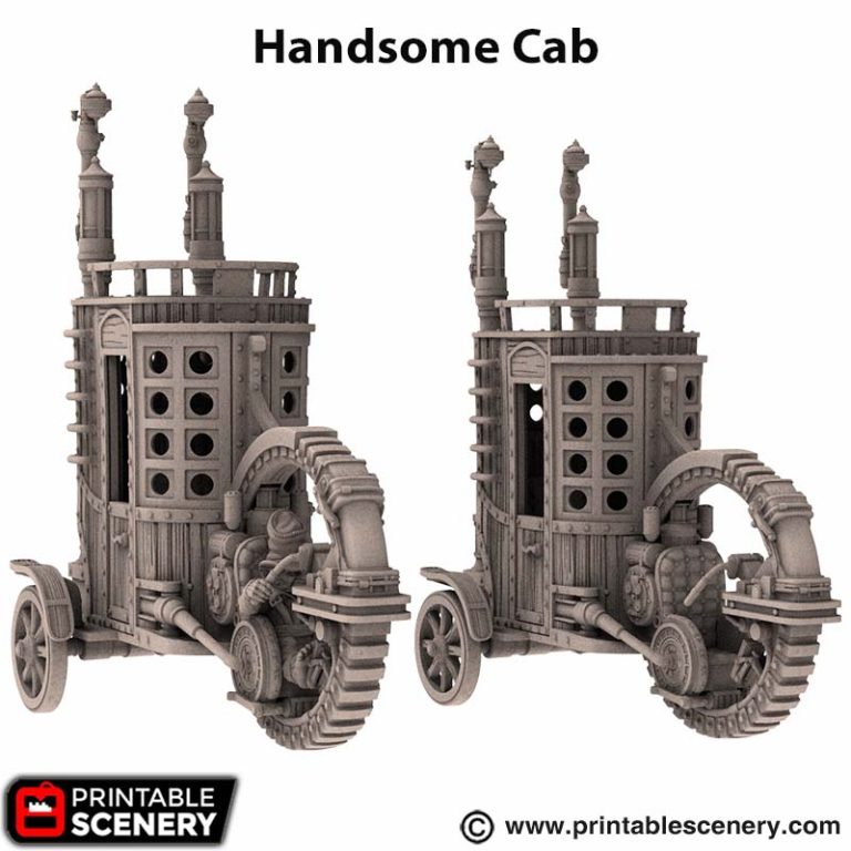 Handsome Cab Printable Scenery