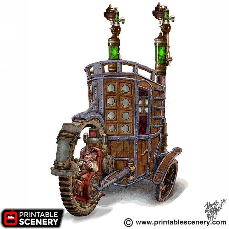 Handsome Cab Printable Scenery