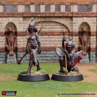 3D Printed Rise Of The Halflings Reign of Arcane Prudelia Cresent Age of Sigmar Dnd Dungeons and Dragons frostgrave mordheim tabletop games kings of war warhammer 9th age pathfinder rangers of shadowdeep