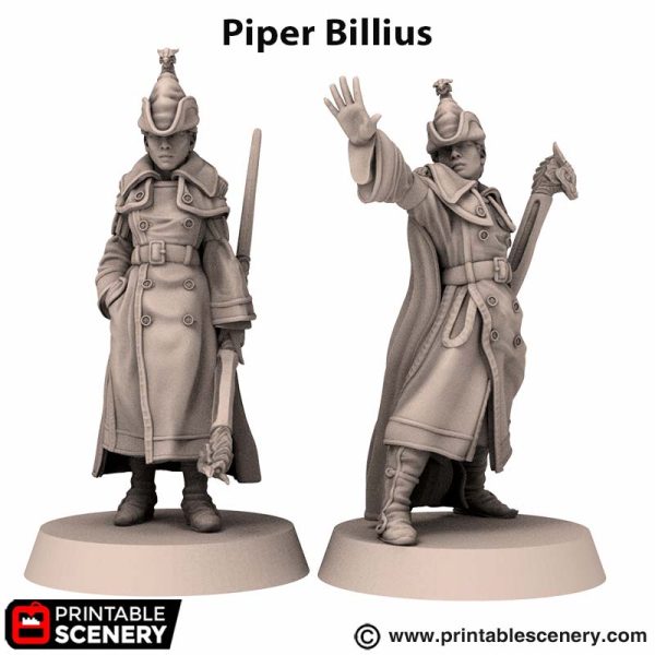 Piper Billius Female Warlock STL