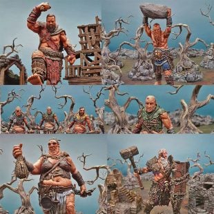 STLs for Giants Warhammer age of Sigmar dungeons and dragons giant sons of behemat