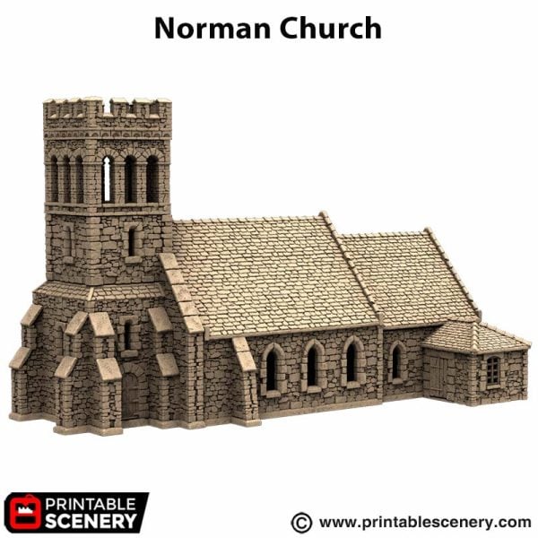 3d printable Norman Church