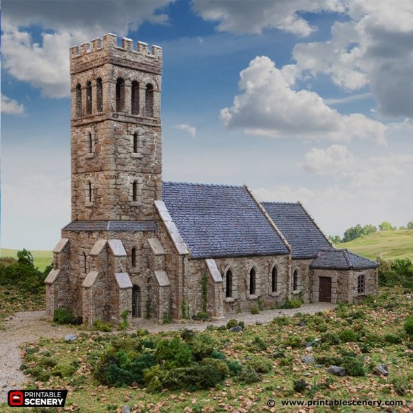 3D Printed Norman Church