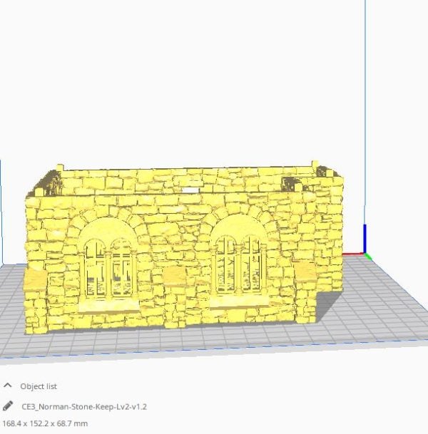 3D printed Norman Stone Keep