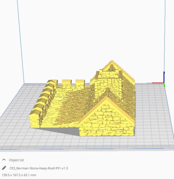 3D printed Norman Stone Keep