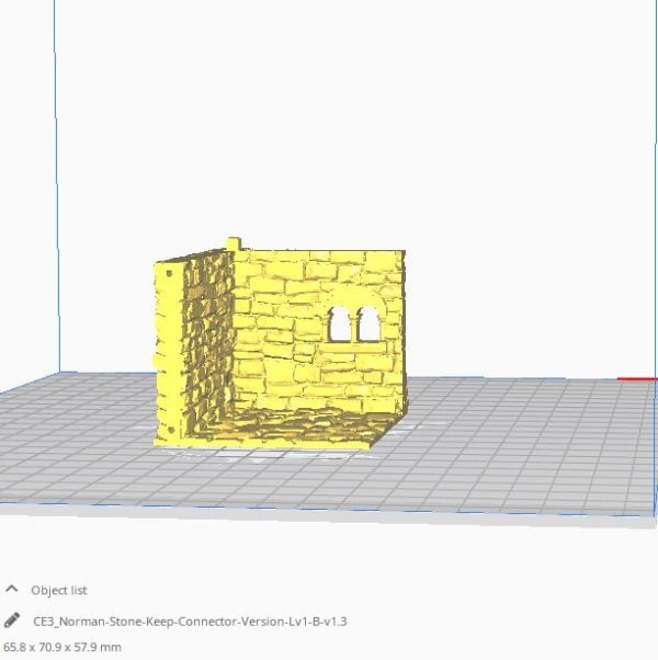 3D printed Norman Stone Keep