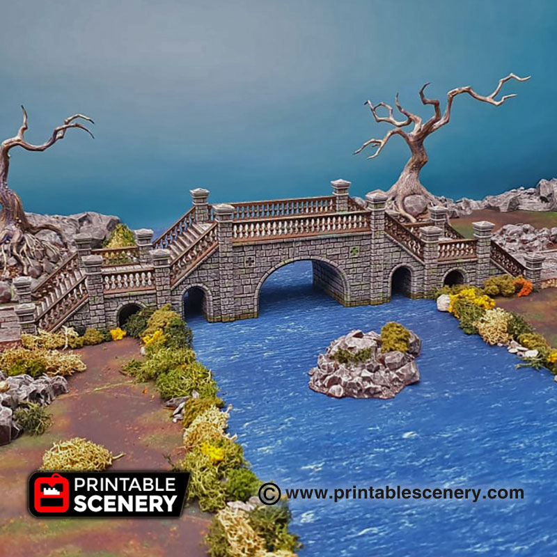 thumbnail interactive-video image 1 of Volcanic Rock Wall Set A - 3D Printed Tabletop RPG & Wargame Terrain For 28mm Miniatures, 4-Piece Scenery Set 1 of 14