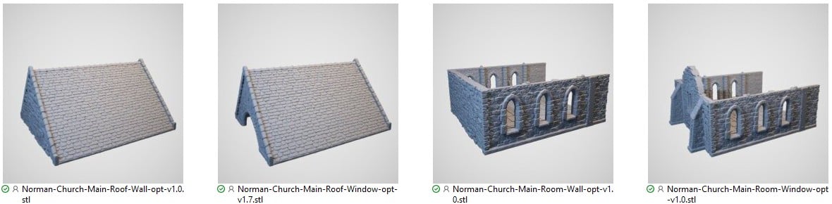 3d printable Norman Church