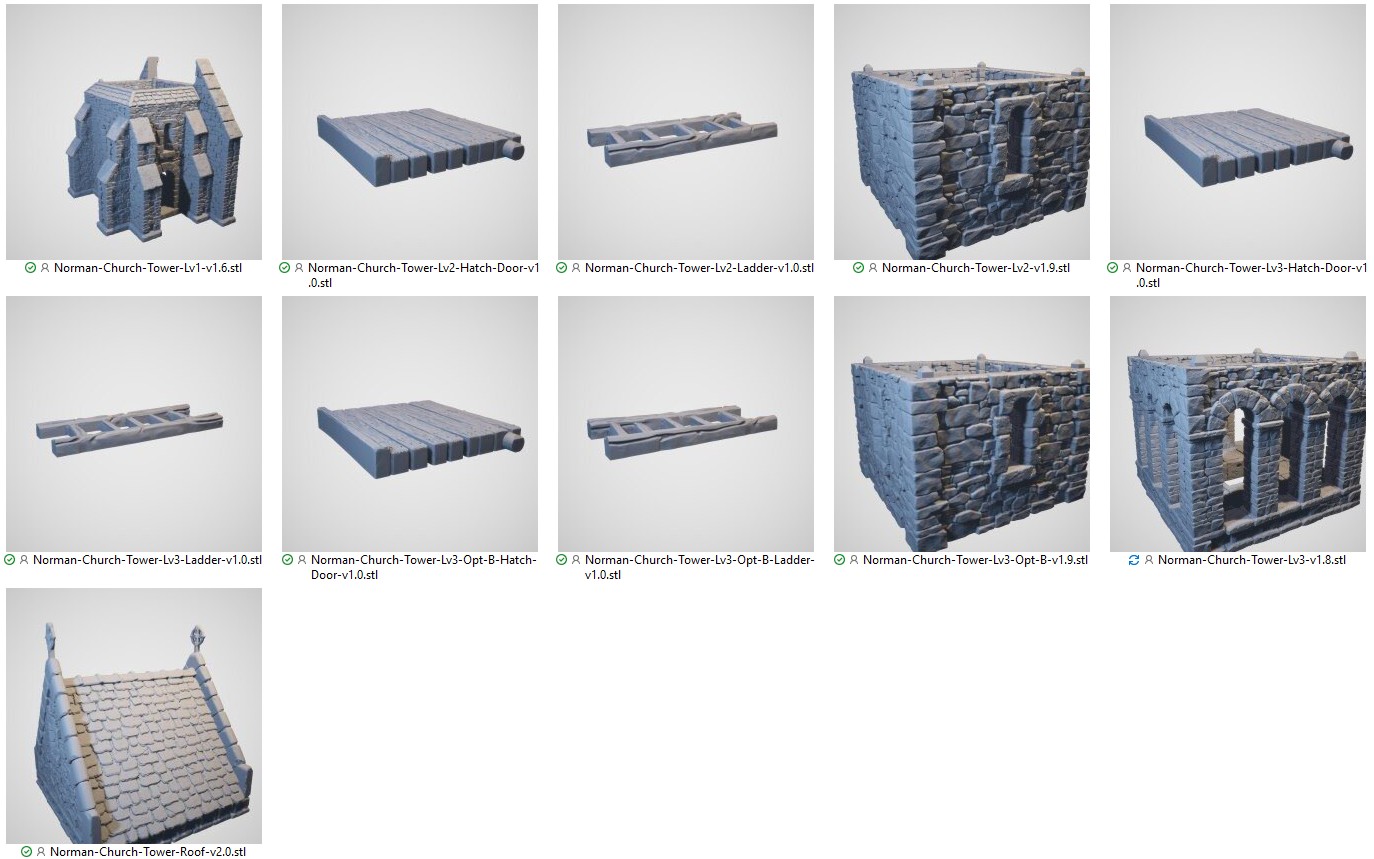 3d printable Norman Church