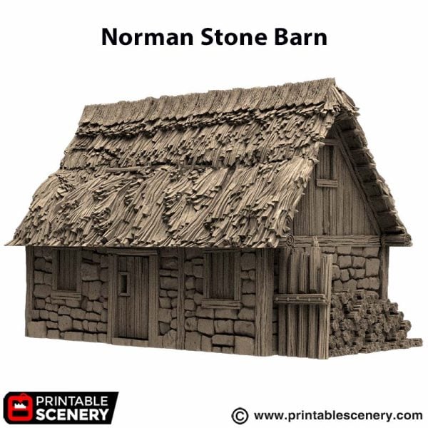 Norman Stone Barn STL