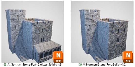 Solid 3d print building