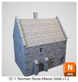 Solid 3d print building