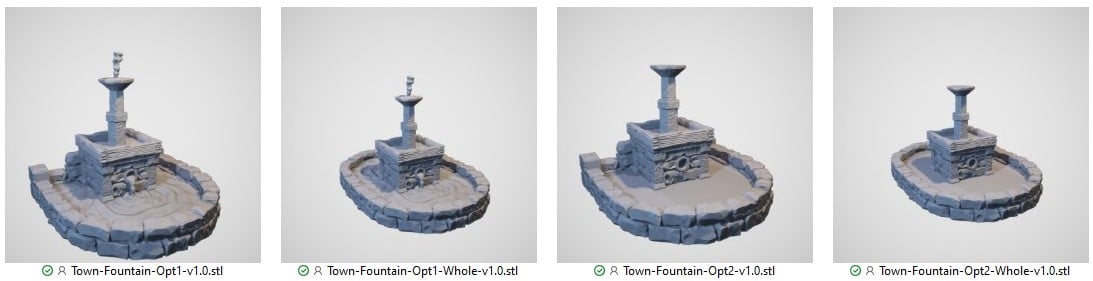 Town Fountain STL