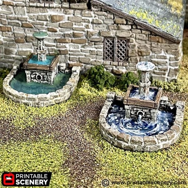 3D printable Town Fountain