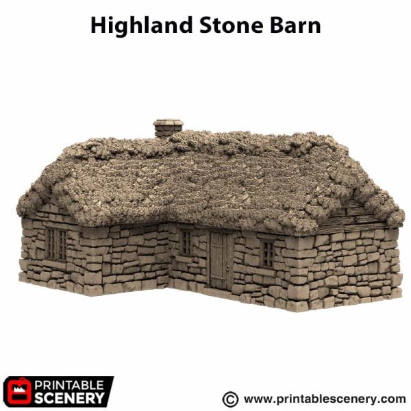 Highland Stone Barn STL
