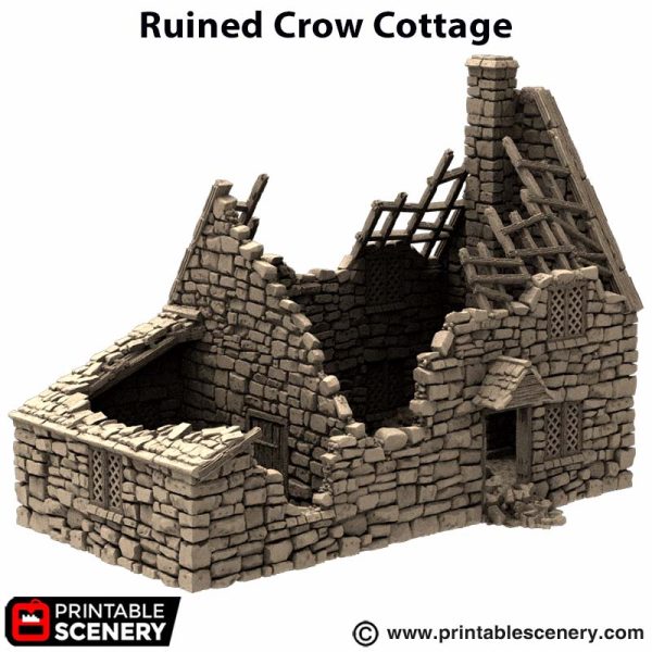 Ruined Crow Cottage STL
