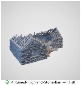 Ruined Highland Stone Barn