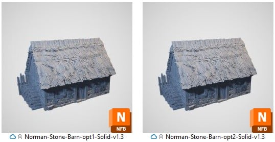 Solid 3d print building