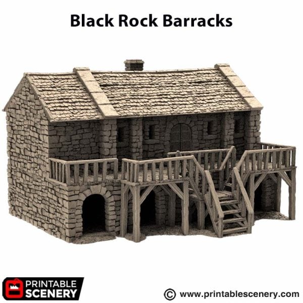 Black Rock Barracks STL