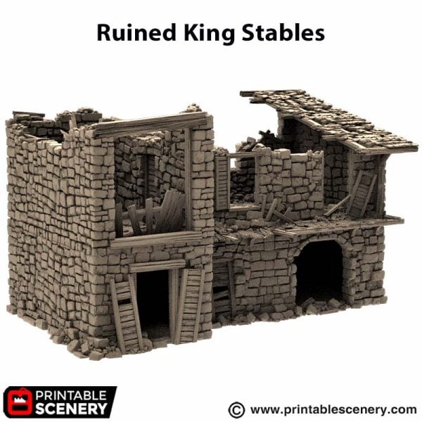 Ruined King Stables STL
