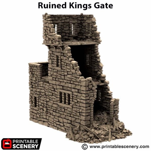 Ruined Kings Gate STL