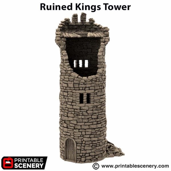Ruined Kings Tower STL
