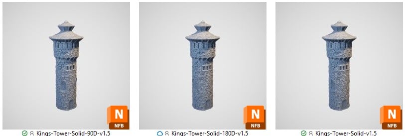 Solid 3d print building