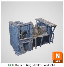 Solid 3d print building