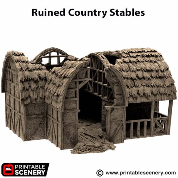 Ruined Country Stables STL