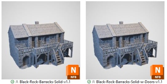 Black Rock Barracks Solid version