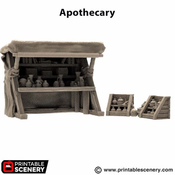 3D printed Apothecary