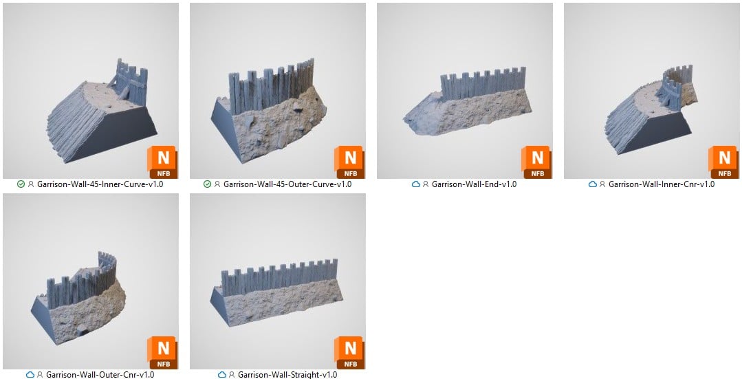 3D Printed Garrison Walls