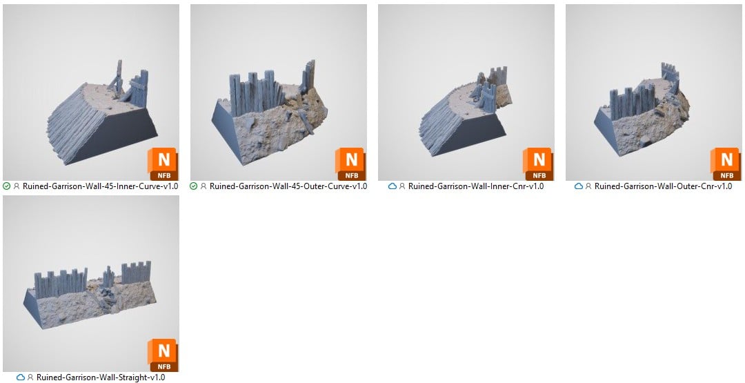 3D Printed Garrison Walls