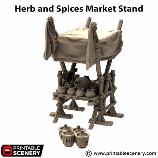3d Printed Herbs and Spices Market Stand